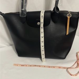 LE PLIAGE CITY Bag Coated Canvas Shoulder Tote “NOT THE USUAL NYLON BAG”